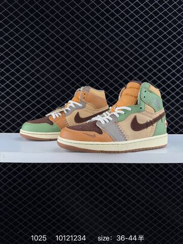 AIR JORDAN 1 NBA Zion Williamson x Air Jordan 1 Low OG Voodoo AJ1 Lifestyle (BS-74572)