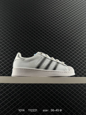 Adidas Originals Superstar II White Black JI0124 Lifestyle (BS-77616)
