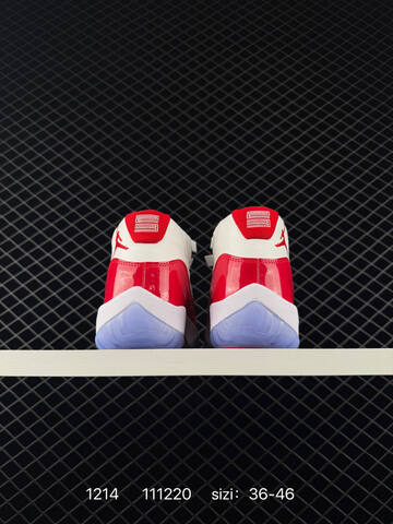 Jordan Air Jordan 11 Retro White Red Ice Blue EU 36-46 Basketball Shoe - Unisex (BS-80059)