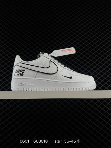 Nike Air Force 1 07 Low black white sail light blue gum EU 36-45 casual