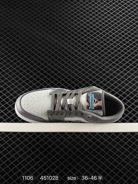 Nike Air Jordan 1 Low grey white 36-46 5 lifestyle