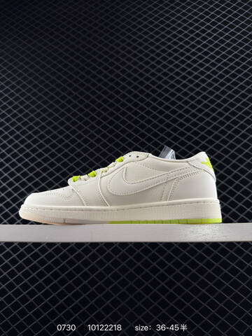 Jordan Air Jordan 1 Low Travis Scott DIY Off White Neon Yellow EU 36-45 Sneaker - Unisex (BS-80995)