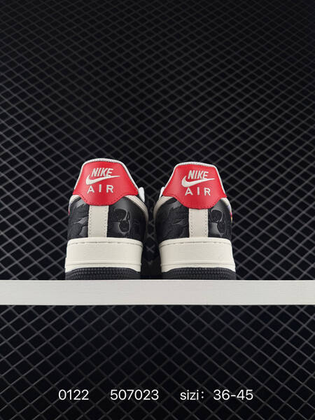 Nike Air Force 1 07 Low black white red EU 36-45 lifestyle