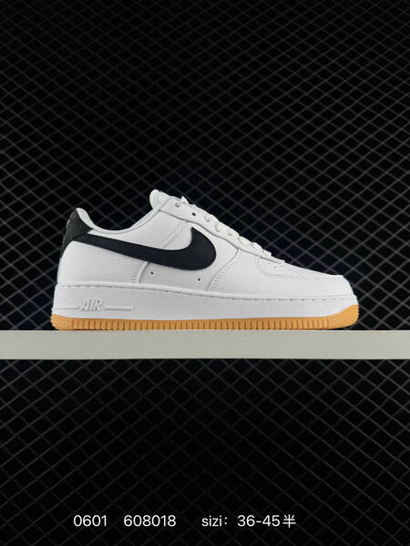 Nike Air Force 1 07 Low black white sail light blue gum EU 36-45 casual