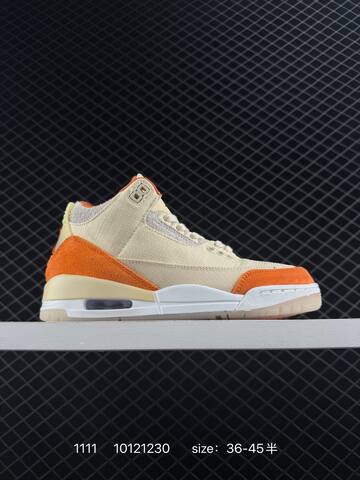 Jordan Air Jordan 3 Retro Fragment Black White EU 36-45 Basketball Shoe - Unisex (BS-80303)
