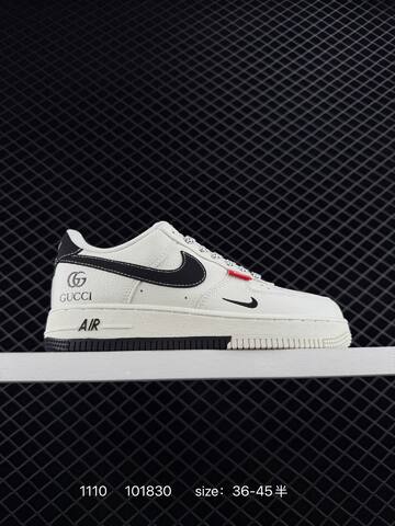 Nike Air Force 1 Low Off White Black Red EU 36-45 Sneaker - Unisex (BS-80307)