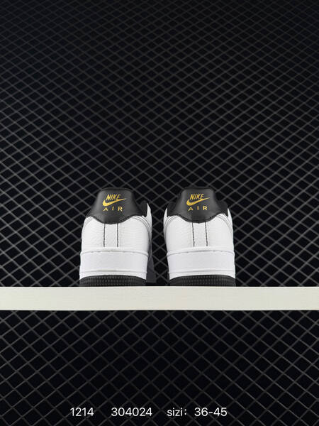 Nike Air Force 1 07 white black gold 36-45 lifestyle