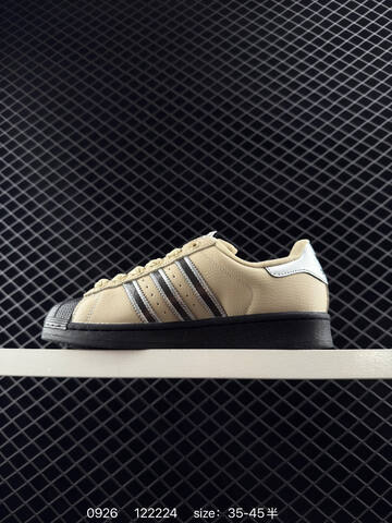 Adidas Originals Superstar White Black Gold 3M JQ6345 12222 Lifestyle (BS-77714)