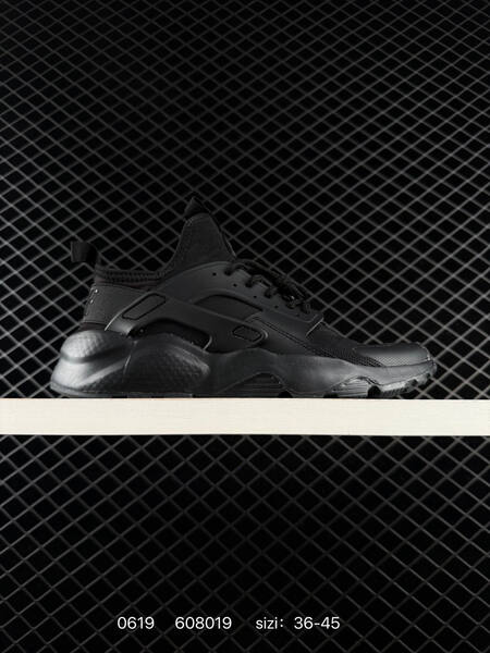 Nike Air Huarache City Mid Lea 819685-101 black white red EU 36-45 sneaker