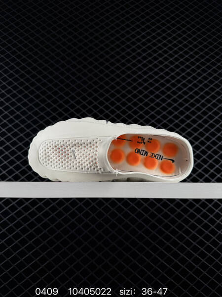 Nike Mind 001 Recovery Slide Off-white with orange accents EU 36-47 casual