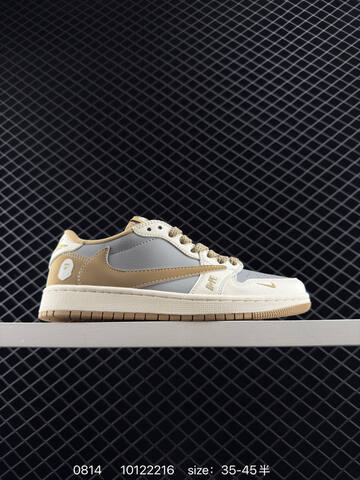 Jordan Air Jordan 1 Low Sail Grey Khaki EU 35-45 Sneaker - Unisex (BS-80919)