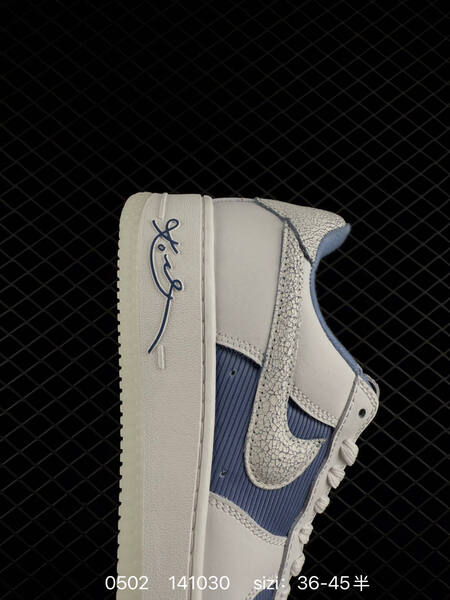 Nike Air Force 1 White/Blue EU 36-45 lifestyle
