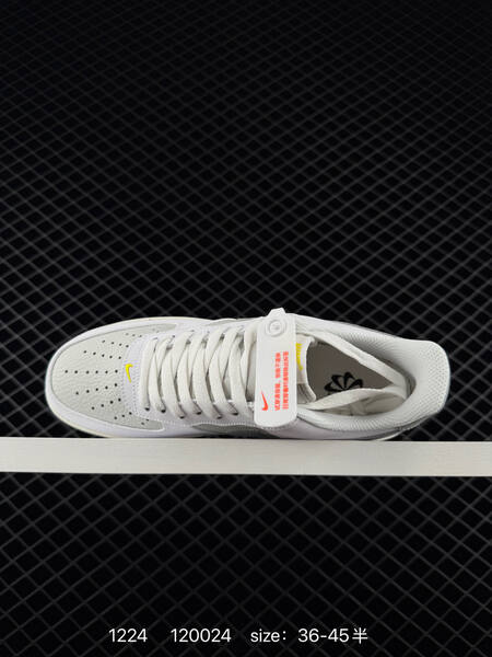 Nike Air Force 1 07 White Grey Volt Yellow EU 36-45 5 lifestyle