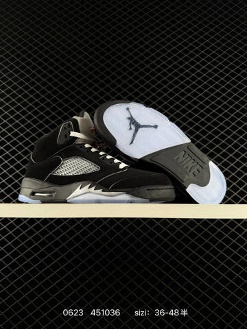 Air Jordan 5 Retro Black Metallic Reimagined 2025 Replica AIR JORDAN 5 Aj5 Lifestyle (BS-79099)