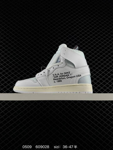 OFF-WHITE x Nike Air Jordan 1 Retro High OG UNC AIR JORDAN 1 Aj1 Lifestyle (BS-79314)