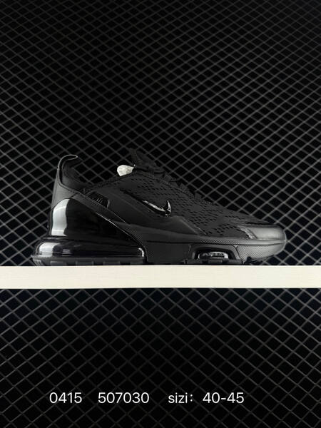 Nike Air Max 270 Triple Black 40-45 running lifestyle