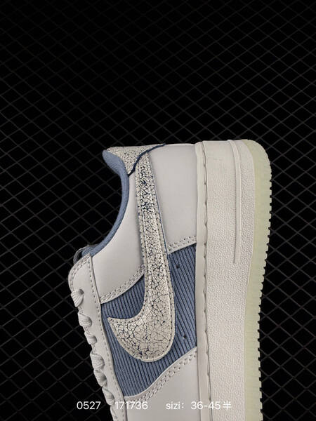 Nike Air Force 1 white light blue navy off white EU 36-45 lifestyle