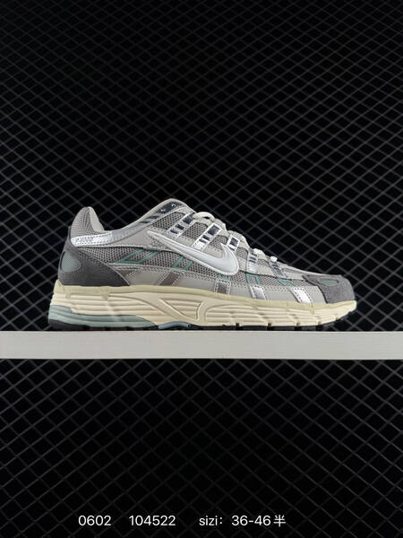 Nike P-6000 silver white black grey EU 36-46 running