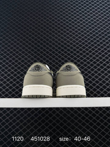 Jordan Air Jordan 1 Retro Low OG White Olive Black Sail EU 40-46 Sneaker - Men's (BS-80227)