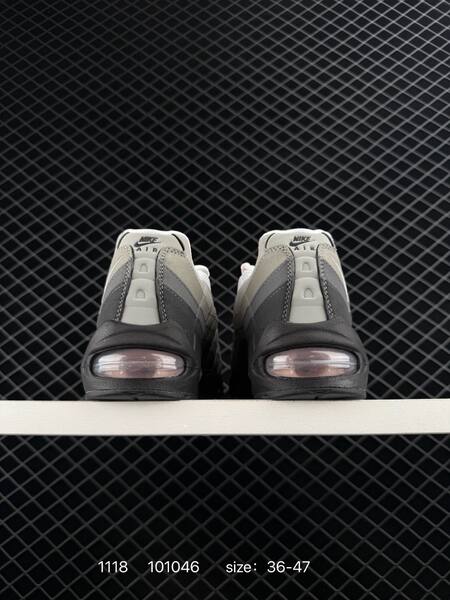 Nike Air Max 95 gray black white with pink accents 36-47 lifestyle
