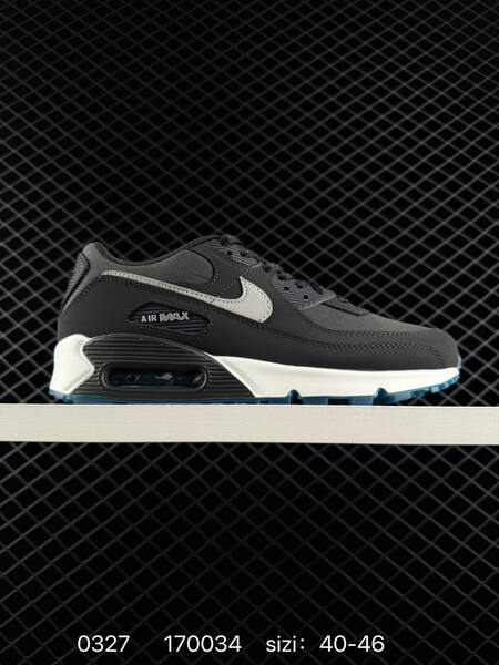 Nike Air Max 90 black grey white blue EU 40-46 lifestyle