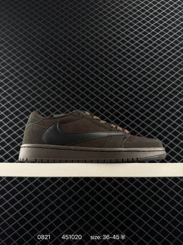 Jordan Air Jordan 1 Low Travis Scott Reverse Mocha DM7866 162 Dark Brown Black Light Brown EU 36-45 Sneaker - Unisex (BS-80863)