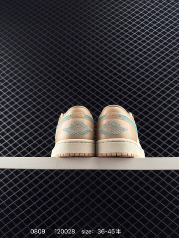 Jordan Air Jordan 1 Low DC0774-130 Sail Beige Teal Cream EU 36-45 Sneaker - Unisex (BS-80942)