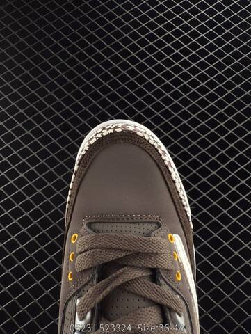 Jordan Air Jordan 3 Retro Dark Brown White Yellow Black EU 36-44 Basketball Shoe - Unisex (BS-81160)