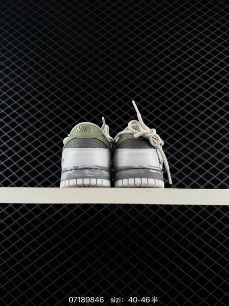 Nike SB Dunk Low white grey olive green EU 40-46 skate