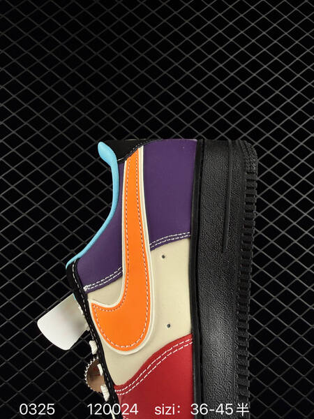 Nike Air Force 1 Low black red purple orange beige EU 36-45 skate