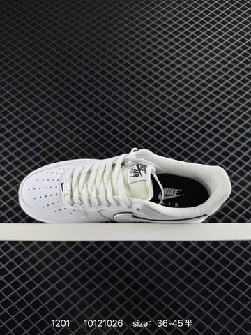 Nike Air Force 1 07 White Black EU 36-45 5 Lifestyle - Unisex (BS-73896)