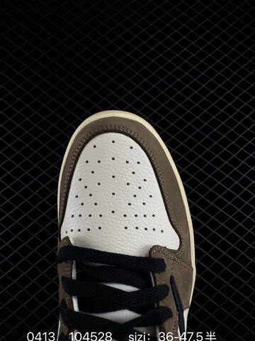 Jordan Air Jordan 1 Retro High OG Travis Scott Mocha CD4487-100 Dark Brown White Black Sail EU 36-47 5 Sneaker - Unisex (BS-79484)