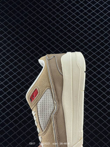 Jordan Flight Court Khaki Cream Red Sail EU 36-46 Sneaker - Unisex (BS-80896)
