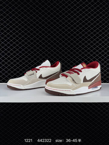 Jordan Air Jordan Legacy 312 White Beige Brown Red EU 36-45 Basketball Shoe - Unisex (BS-80012)