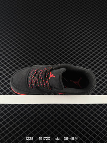 Jordan Air Jordan Retro Black Bright Red EU 36-46 Basketball Shoe - Unisex (BS-79965)