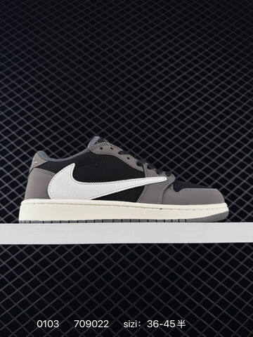 Jordan Air Jordan 1 Low Travis Scott Reverse Swoosh LJ5188-006 Sail Light Blue Olive Black EU 36-45 Sneaker - Unisex (BS-79914)