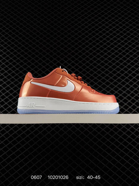 Nike Air Force 1 07 LV8 black silver white orange 40-45 lifestyle