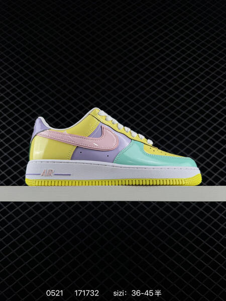 Nike Air Force 1 Low Easter IQ9706-701 white navy blue light blue yellow green purple pink EU 36-45 casual