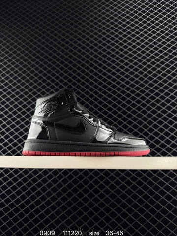Jordan Air Jordan 1 Mid Black Red EU 36-46 Basketball Shoe - Unisex (BS-80740)