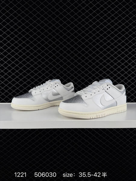 Nike SB Dunk Low Pro White Silver EU 35 5-42 5 skate lifestyle