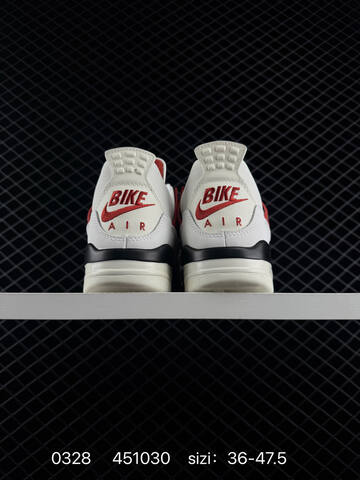 Jordan Air Jordan 4 Retro Infrared White Red Black Sail EU 36-47 5 Basketball Shoe - Unisex (BS-79590)