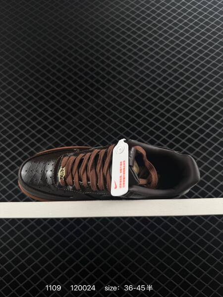 Nike Air Force 1 Low 07 dark brown black with gum sole 36-45 casual lifestyle