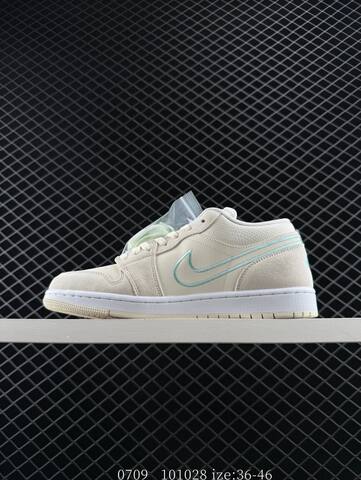 Jordan Air Jordan 1 Low Sail White Light Blue EU 36-46 Sneaker - Unisex (BS-81084)