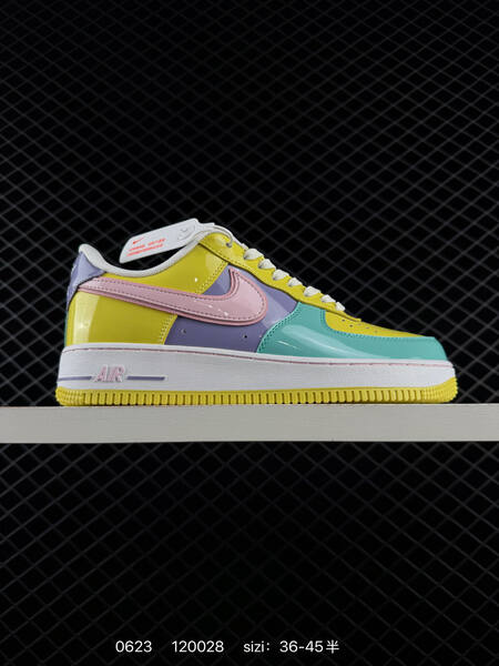 Nike Air Force 1 Low Easter IQ9706-701 yellow turquoise purple pink white EU 36-45 sneaker