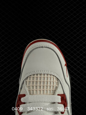 Jordan Air Jordan 4 Retro White Red Black Sail EU 36-47 Basketball Shoe - Unisex (BS-79520)