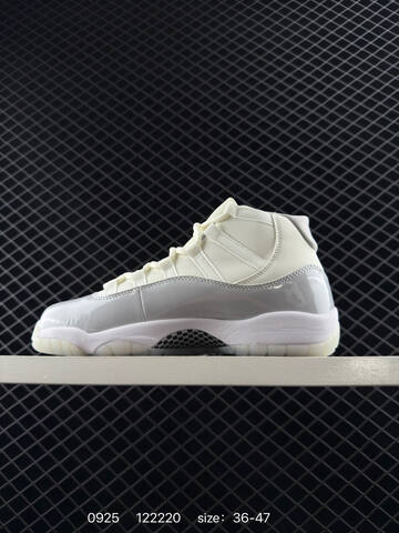Jordan Air Jordan 11 Retro High Vast Grey Sail Vast Grey White EU 36-47 Basketball Shoe - Unisex (BS-80638)