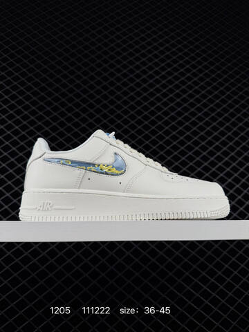 Nike Air Force 1 Low White Black EU 36-45 Lifestyle - Unisex (BS-73837)