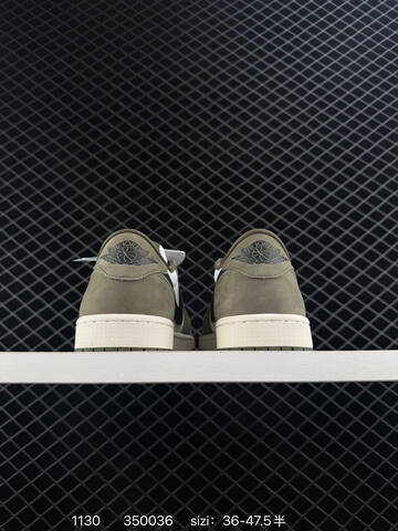 Jordan Air Jordan 1 Low Olive Green White Black Sail EU 36-47 5 Sneaker - Unisex (BS-80150)