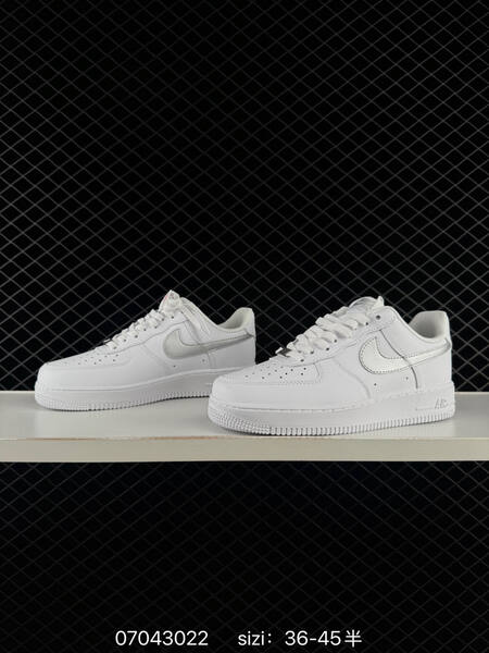 Nike Air Force 1 Low white silver EU 36-45 lifestyle