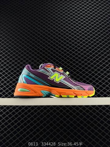 New Balance 740 U740MC2 Purple Orange Neon Yellow Cyan Black EU 36-45 Running Shoe - Unisex (BS-83304)